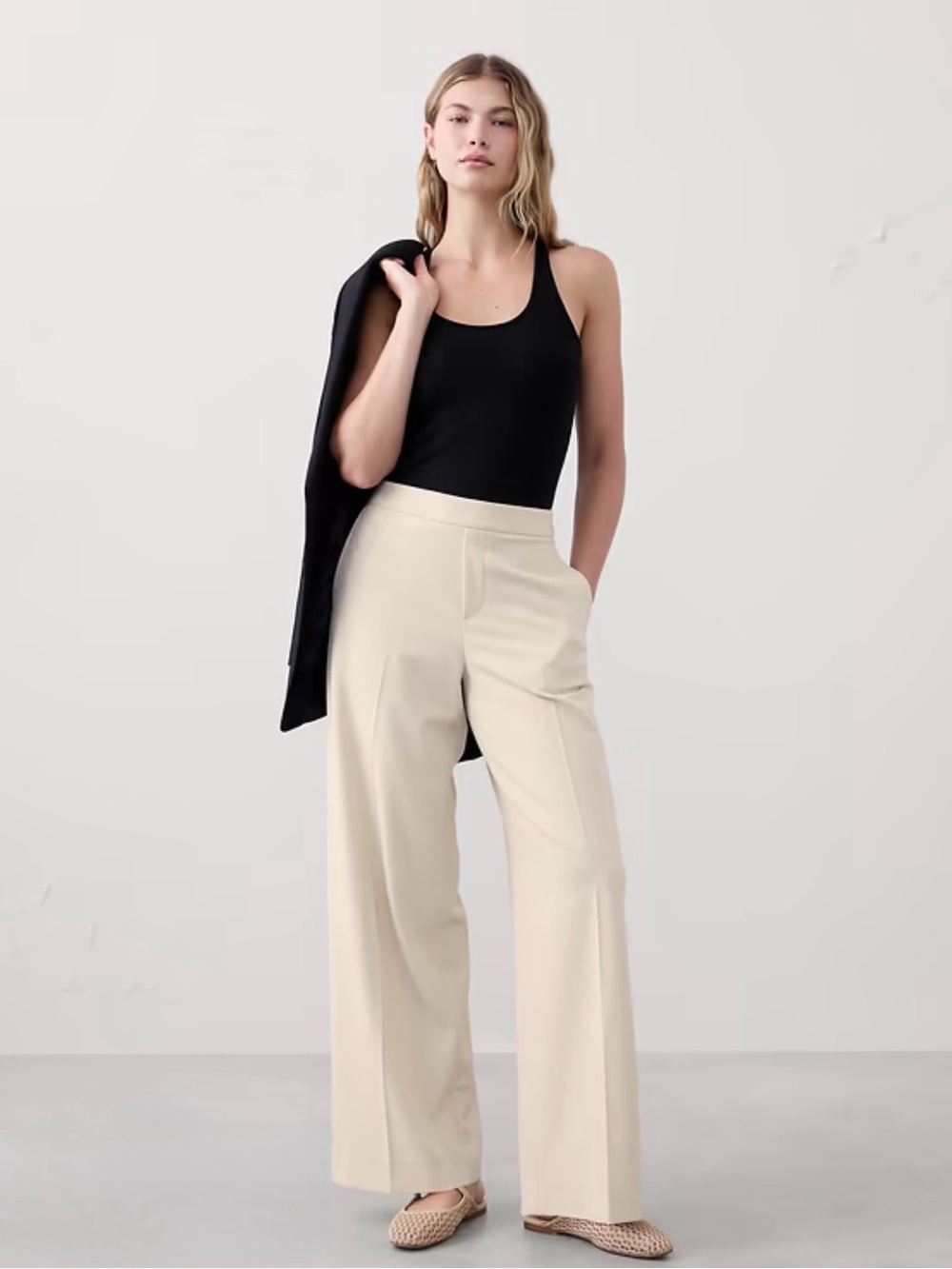 BANANA REPUBLIC HAYDEN WIDE-LEG PANT